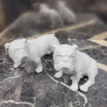 مجسمه جفت سگ بولداگ انگلیسی - تصویر 4