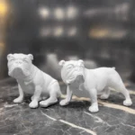 مجسمه جفت سگ بولداگ انگلیسی - تصویر 3